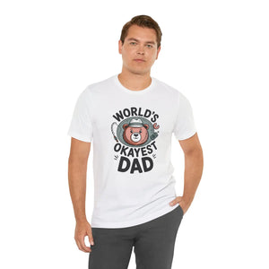 Funny Okayest Dad Tee - Casual Apparel - Dipaliz - T-shirts - Xs
