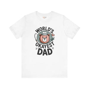 Funny Okayest Dad Tee - Casual Apparel - Dipaliz - T-shirts - Xs