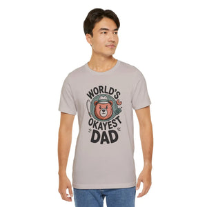 Funny Okayest Dad Tee - Casual Apparel - Dipaliz - T-shirts - Xs
