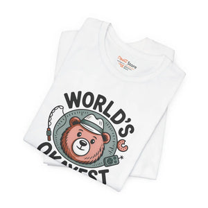Funny Okayest Dad Tee - Casual Apparel - Dipaliz - T-shirts - Xs