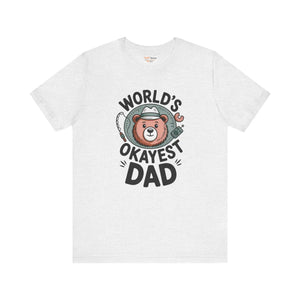 Funny Okayest Dad Tee - Casual Apparel - Dipaliz - T-shirts - Xs