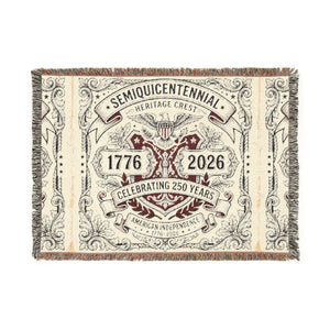 Patriotic Heritage Throw – Cotton Woven - Dipaliz - Blankets
