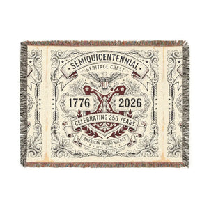 Patriotic Heritage Throw – Cotton Woven - Dipaliz - Blankets
