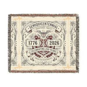 Patriotic Heritage Throw – Cotton Woven - Dipaliz - Blankets