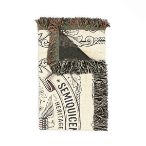 Patriotic Heritage Throw – Cotton Woven - Dipaliz - Blankets