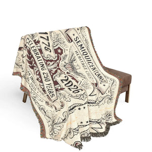 Patriotic Heritage Throw – Cotton Woven - Dipaliz - Blankets