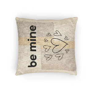 Pillow - Heart Accent Decorative Throw - be Mine Romance - Dipaliz