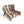 Woven stripe blanket by DipaliZ with the pattern built into the fabric
