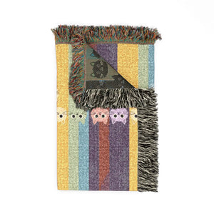 DipaliZ colorblock blanket offered in artwork weave and photo weave finishes