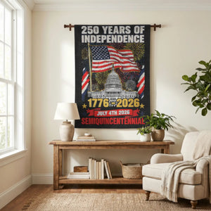 Woven Wall Tapestry – 1776-2026 Patriotic - Dipaliz - Decorative Tapestries