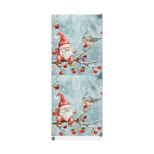 Festive Red Robin Wrapping Paper Roll Winter Wonderland - Dipaliz - 30’’ x 72’’ / Matte