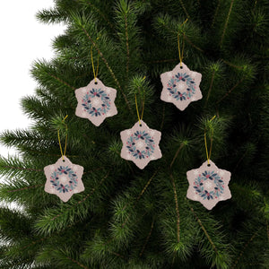 Holly Leaves Ceramic Ornaments – Christmas Decor - Dipaliz - Holiday