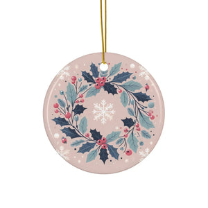 Holly Leaves Ceramic Ornaments – Christmas Decor - Dipaliz - Holiday