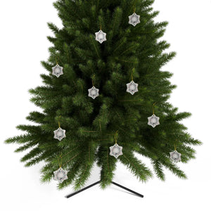 Holly Leaves Ceramic Ornaments – Holiday Decor - Dipaliz