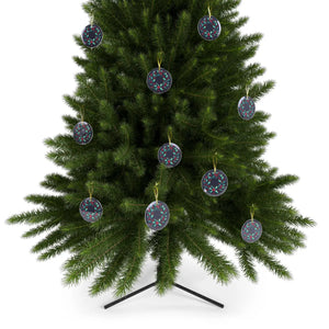 Dazzling Glass Ornaments – Vibrant Holly Christmas - Dipaliz - Holiday