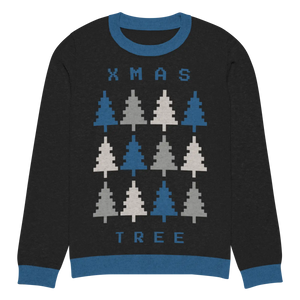 Cozy Knitted Crew Neck Sweater - Xmas Tree Holiday - Dipaliz - Sweaters - Xxs
