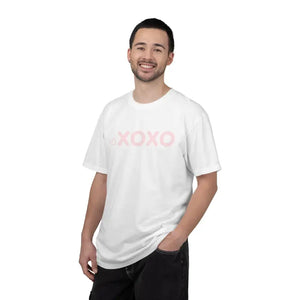 T-shirt - Xoxo Floral Tee - Pink Valentine Graphic Shirt - Dipaliz