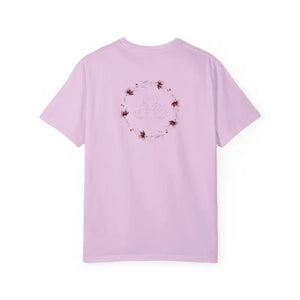 T-shirt - Xoxo Floral Tee - Pink Valentine Graphic Shirt - Dipaliz
