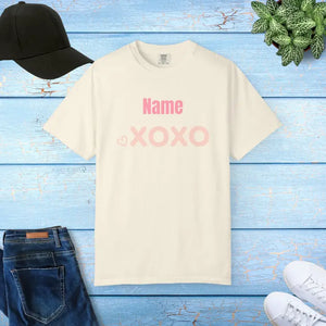 T-shirt - Xoxo Tee - Name Valentine Shirt - Dipaliz Ivory / l