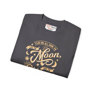 Shining Sun Moon Ultra Cotton Tee - Bold Graphic Style - Dipaliz - T-shirts