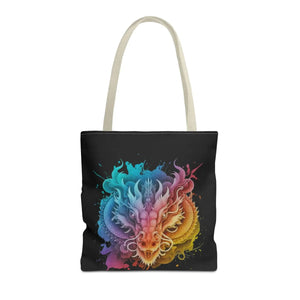 Dragon Aop Tote Bag - Durable Polyester Travel - Dipaliz - Bags