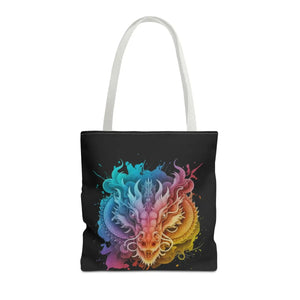 Dragon Aop Tote Bag - Durable Polyester Travel - Dipaliz - Bags