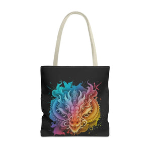 Dragon Aop Tote Bag - Durable Polyester Travel - Dipaliz - Bags