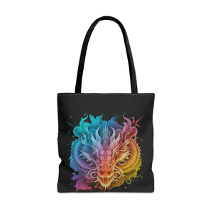 Dragon Aop Tote Bag - Durable Polyester Travel - Dipaliz - Bags