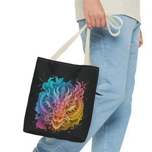 Dragon Aop Tote Bag - Durable Polyester Travel - Dipaliz - Bags