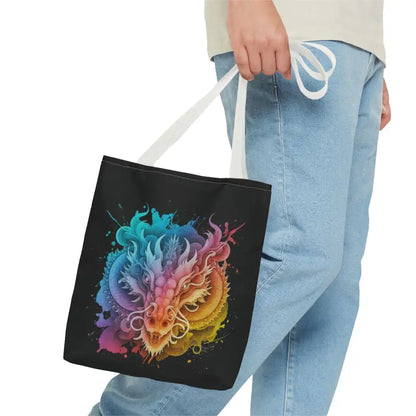 Year of the Dragon Aop Tote Bag: Style Meets Practicality - Bags