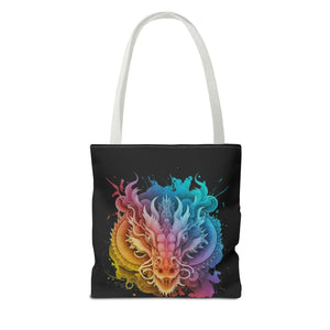 Dragon Aop Tote Bag - Durable Polyester Travel - Dipaliz - Bags