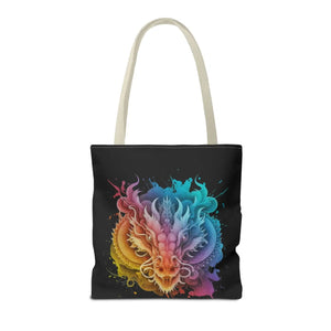 Dragon Aop Tote Bag - Durable Polyester Travel - Dipaliz - Bags