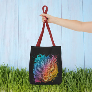 Dragon Aop Tote Bag - Durable Polyester Travel - Dipaliz - Bags