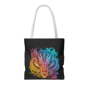 Dragon Aop Tote Bag - Durable Polyester Travel - Dipaliz - Bags