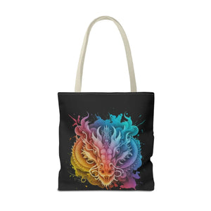 Dragon Aop Tote Bag - Durable Polyester Travel - Dipaliz - Bags