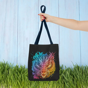 Dragon Aop Tote Bag - Durable Polyester Travel - Dipaliz - Bags