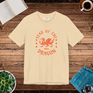 Soft Unisex Jersey Short Sleeve Tee - Dragon Year 2024 - Dipaliz - T-shirts - s