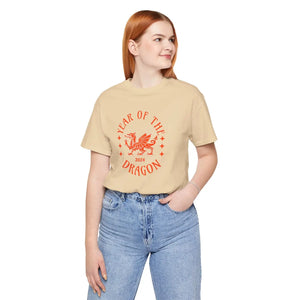Soft Unisex Jersey Short Sleeve Tee - Dragon Year 2024 - Dipaliz - T-shirts - s