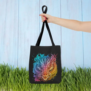 Aop Tote Bag - Bold Runway Style Design - Dipaliz - 13’’ × / Black - Bags