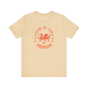 Dragon Year 2024 Unisex Jersey Short Sleeve Tee - Dipaliz - Soft Cream / s - T-shirts