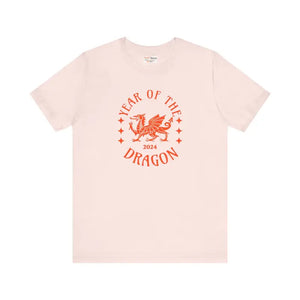 Dragon Year 2024 Unisex Jersey Short Sleeve Tee - Dipaliz - Soft Pink / s - T-shirts