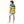 Yellow Blue Geometric Pattern Unisex Button Shirt - Dipaliz - Shirts