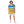 Yellow Blue Geometric Pattern Unisex Button Shirt - Dipaliz - Shirts