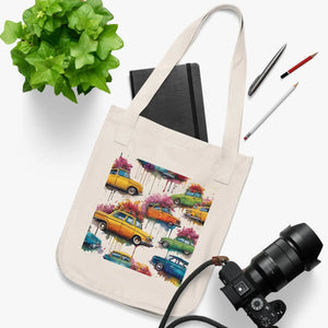 Organic Natures Delight Canvas Tote - Leaf Print - Dipaliz - Bags