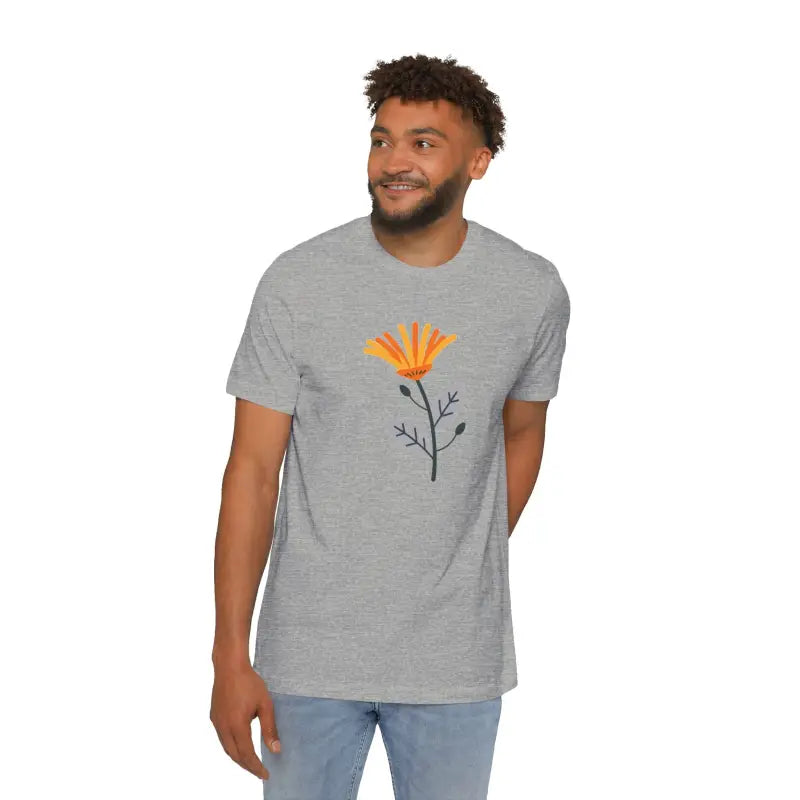 Sunflower Vibes: Unisex Cotton Tee - Feel the Bloom! - T-shirt