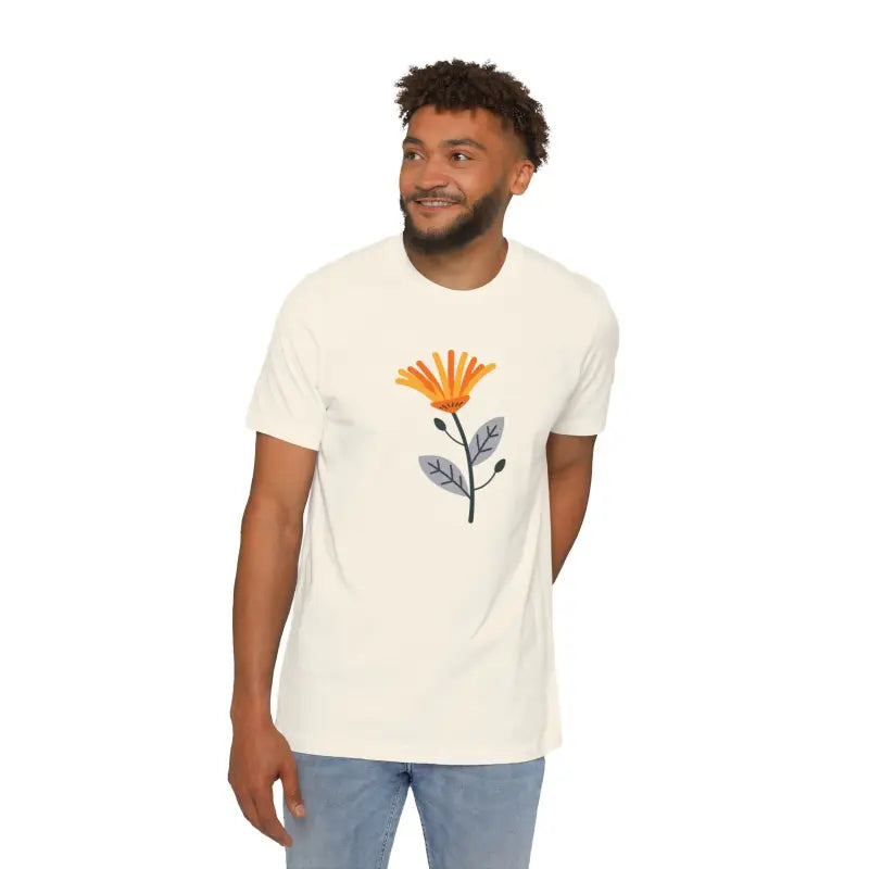 Sunflower Vibes: Unisex Cotton Tee - Feel the Bloom! - T-shirt