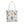 Chic Grey Floral Aop Tote - Durable Polyester - Dipaliz - Shopper Bags