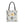 Chic Grey Floral Aop Tote - Durable Polyester - Dipaliz - Shopper Bags
