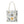 Chic Grey Floral Aop Tote - Durable Polyester - Dipaliz - Shopper Bags