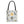 Chic Grey Floral Aop Tote - Durable Polyester - Dipaliz - Shopper Bags